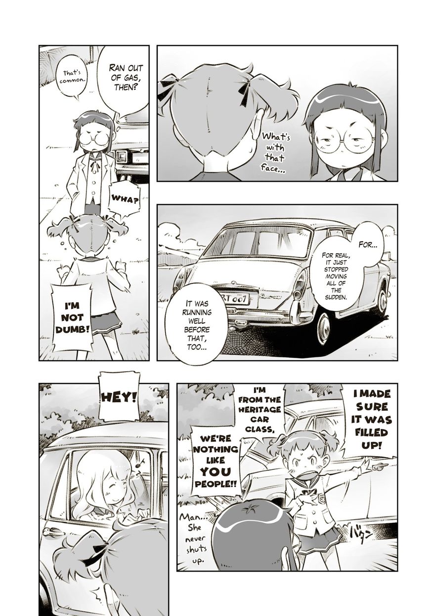 Zesshaka - Shiritsu yottsu wa Joshigakuin zetsumetsu kigu-sha gakka Chapter 5 page 12 - Chapter 5 : Abbie and the Magic Screwdriver