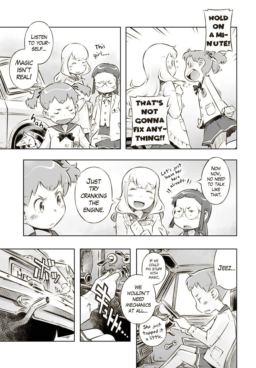Zesshaka - Shiritsu yottsu wa Joshigakuin zetsumetsu kigu-sha gakka Chapter 5 page 20 - Chapter 5 : Abbie and the Magic Screwdriver