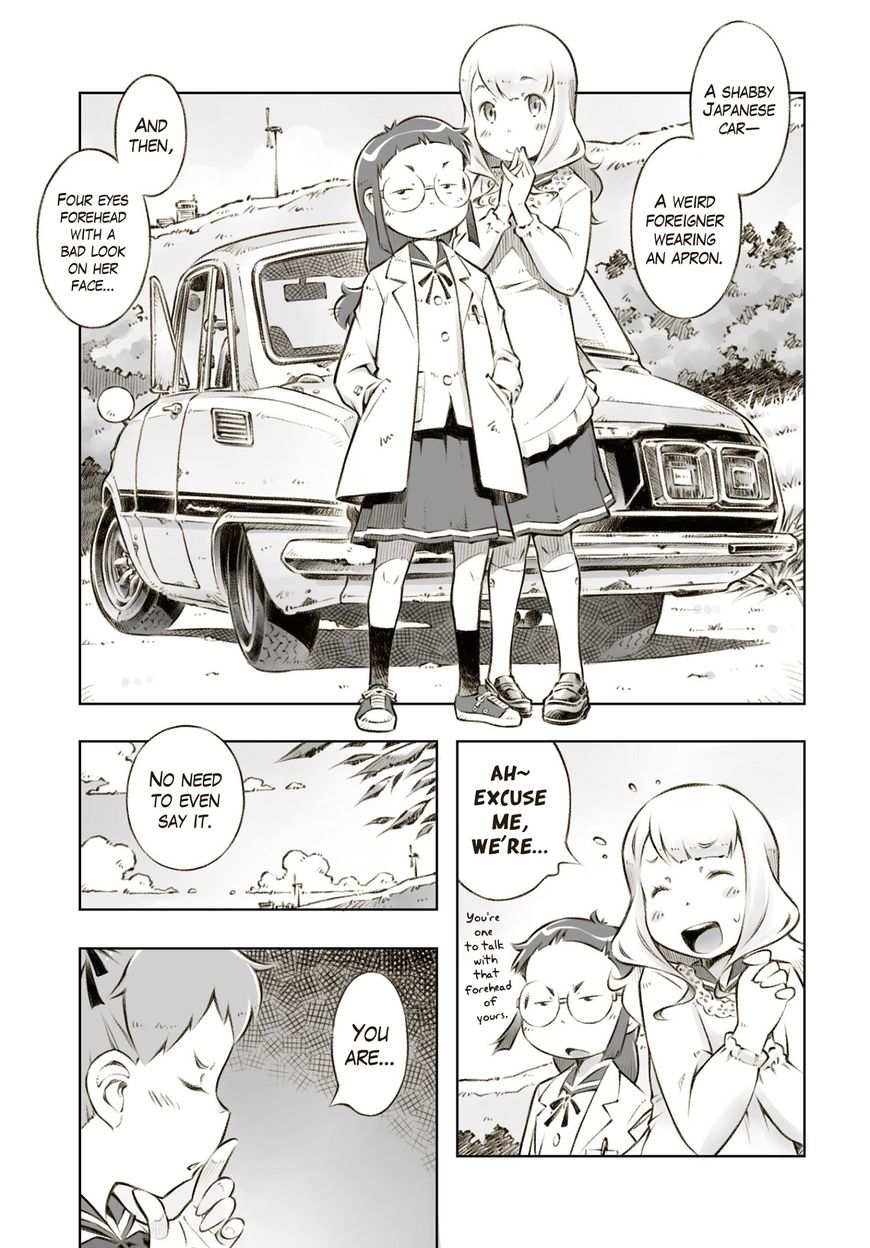 Zesshaka - Shiritsu yottsu wa Joshigakuin zetsumetsu kigu-sha gakka Chapter 5 page 8 - Chapter 5 : Abbie and the Magic Screwdriver