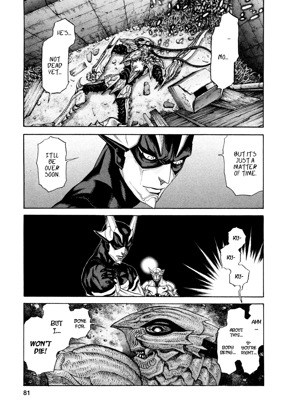 Zetman Chapter 111 page 1 - Chapter 111: Damaged