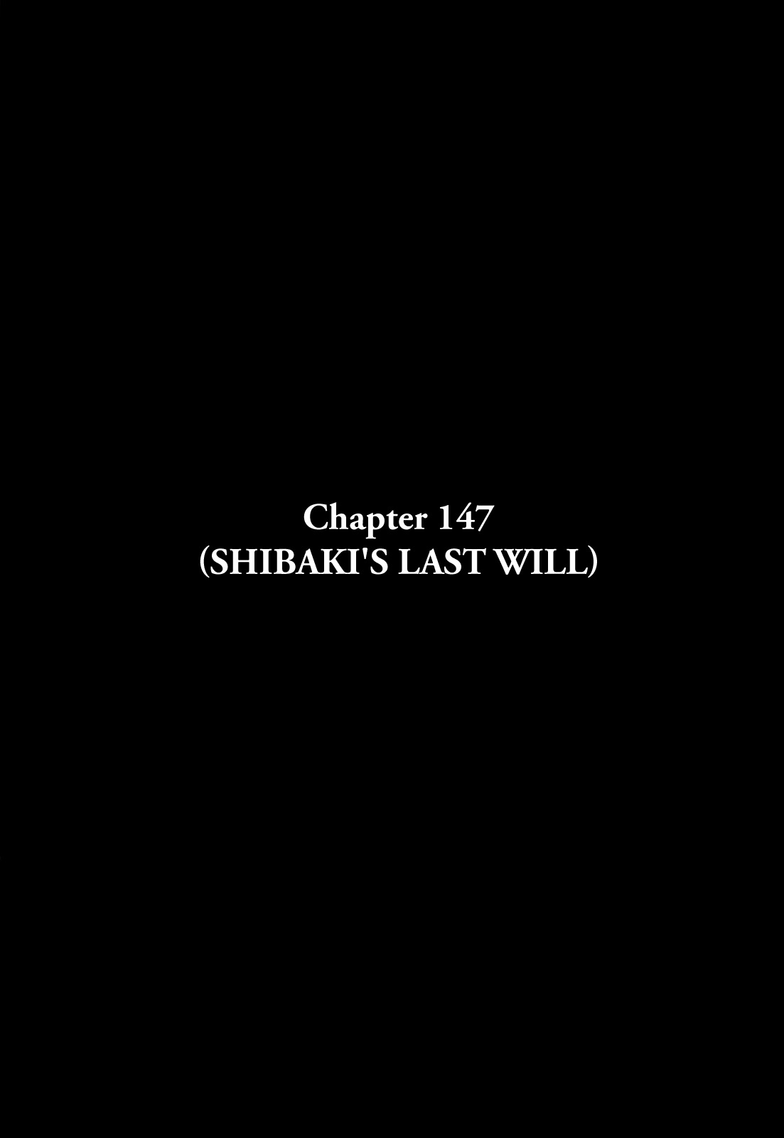 Zetman Chapter 147 page 1 - Chapter 147: Shibaki's Last Will