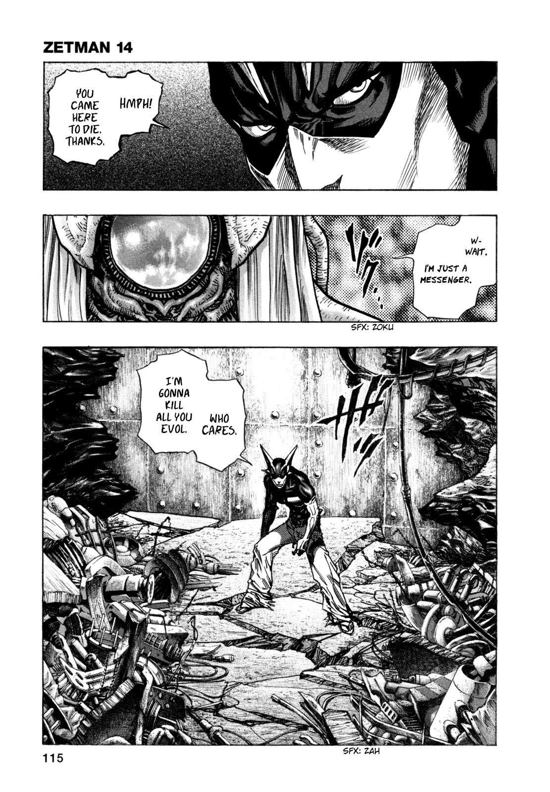 Zetman Chapter 166 page 1 - Chapter 166: Hitani's Message