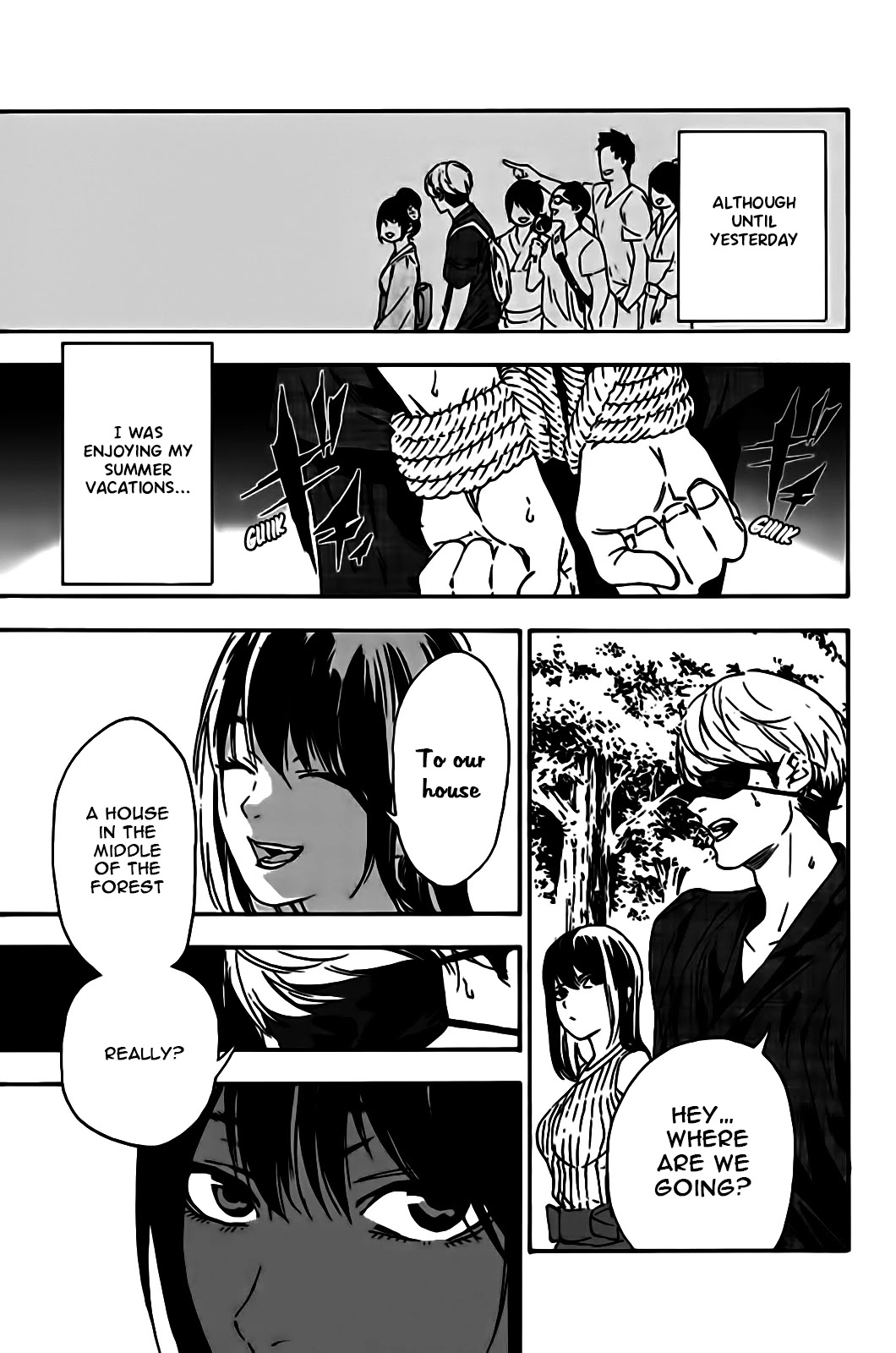 Zetsubou no Rakuen Chapter 2 page 4 - Chapter 2: Despair bloom