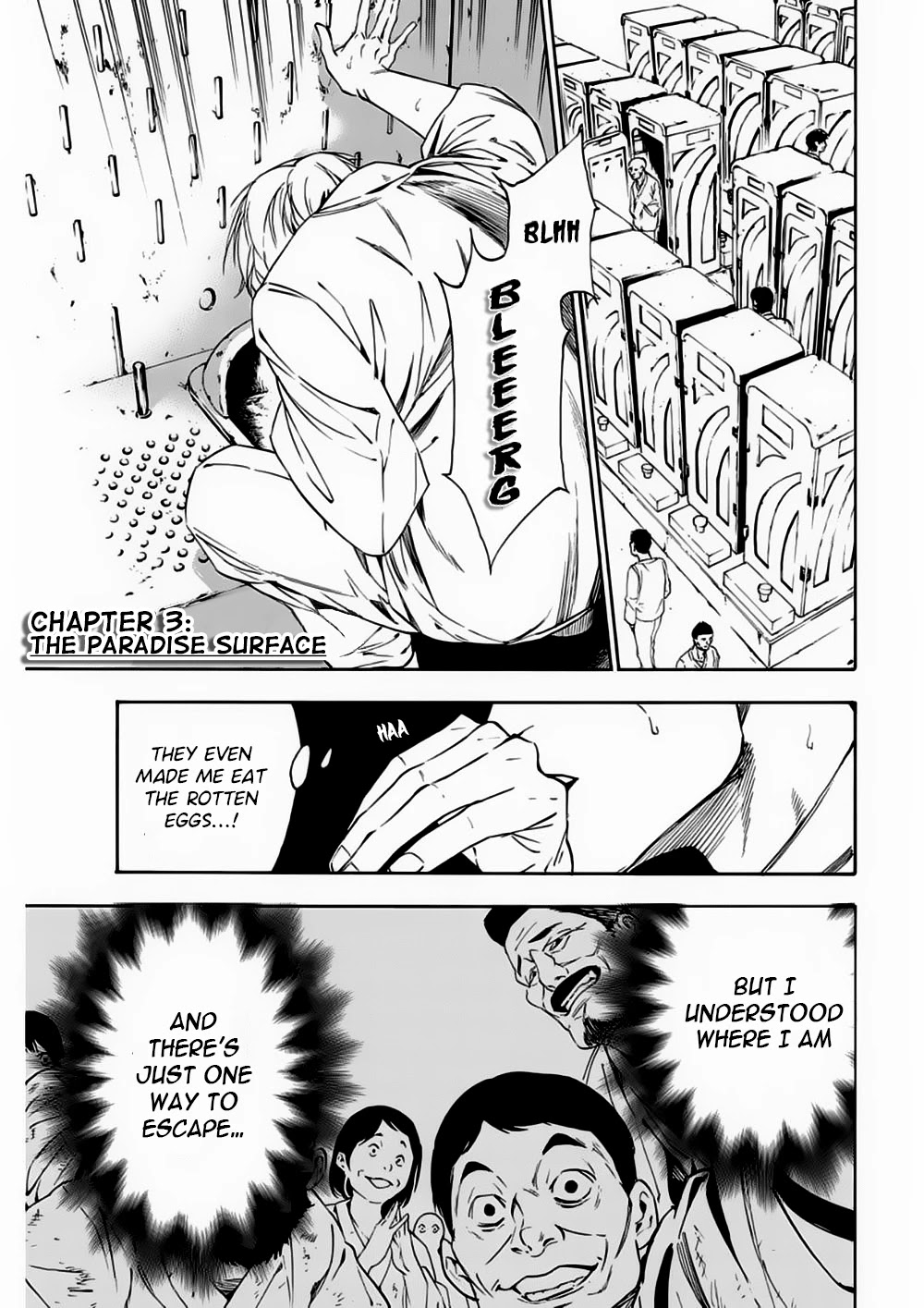 Zetsubou no Rakuen Chapter 3 page 2 - Chapter 3: The Paradise Surface