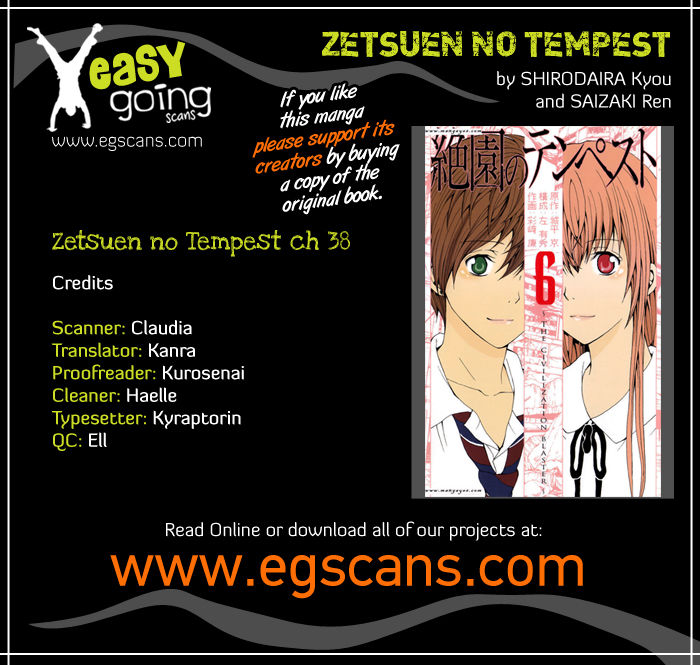 Zetsuen no Tempest Chapter 38 page 1 - Chapter 38 : And So It Begins