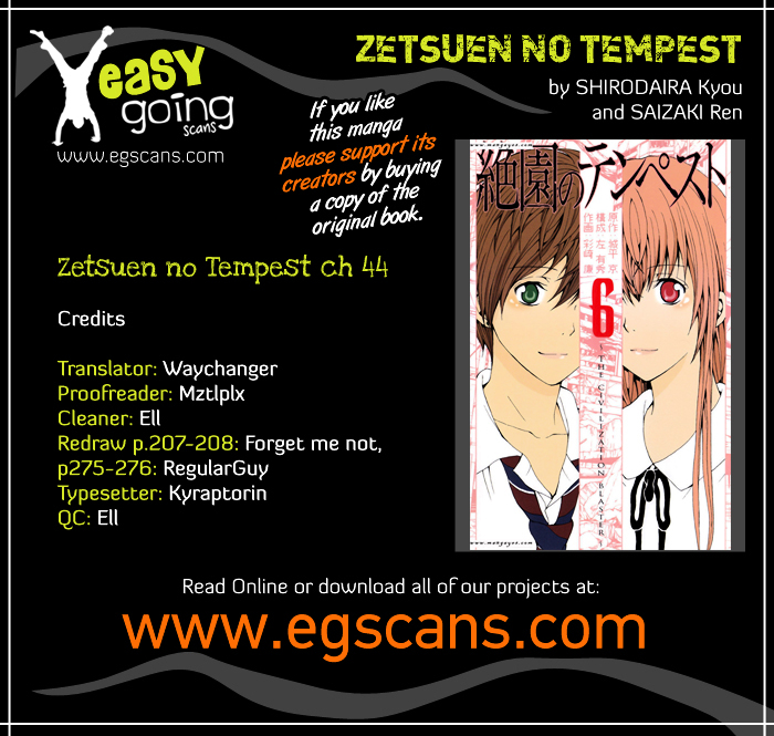 Zetsuen no Tempest Chapter 44 page 1 - Chapter 44 : Let's Start Over Again