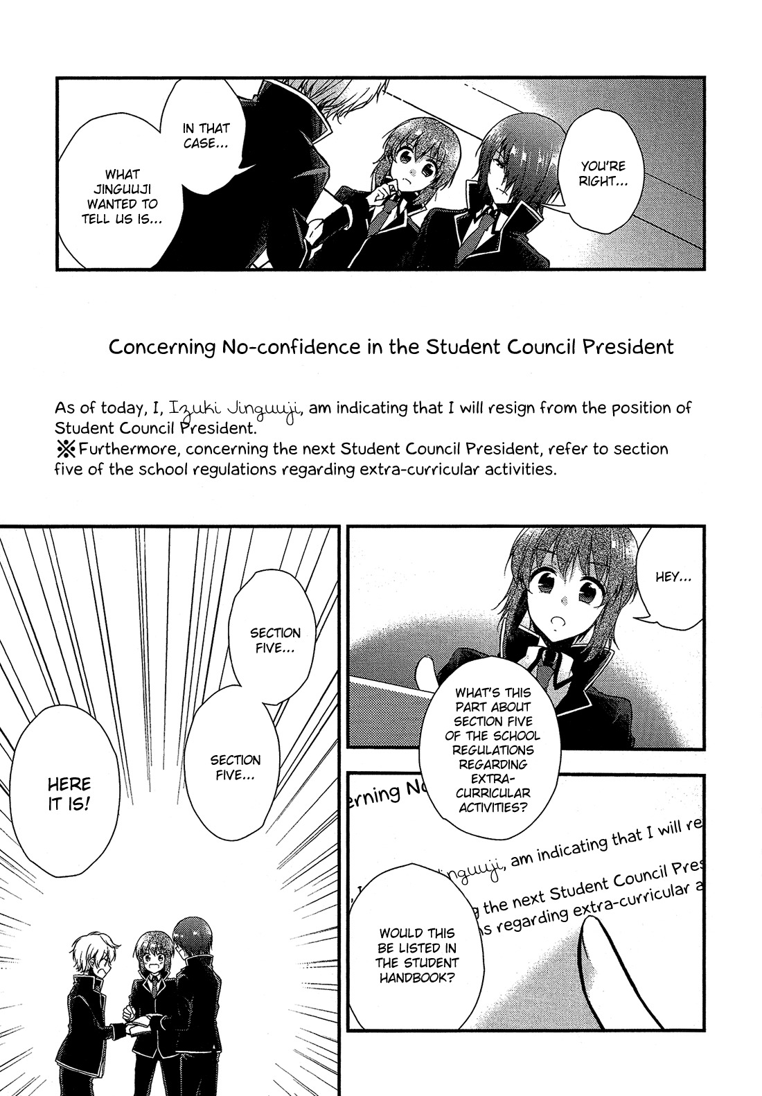 Zettai Fukujuu Game Chapter 4 page 24 - Chapter 4: The Student Council Breaks Up!?
