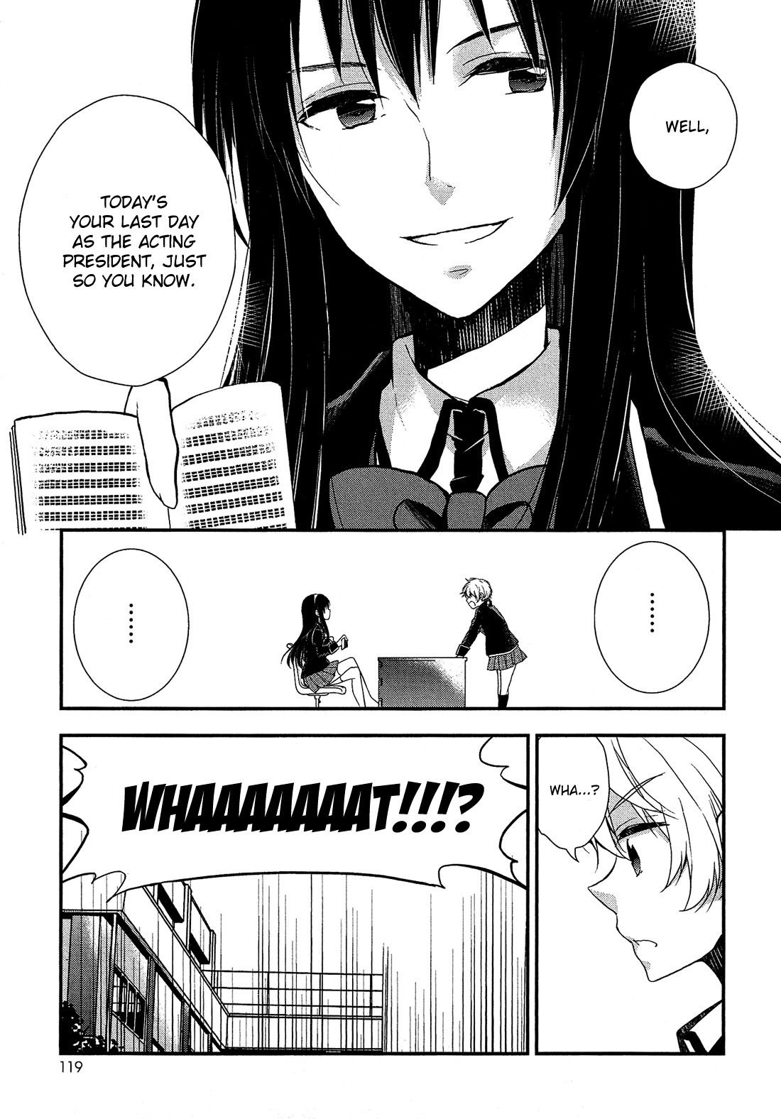 Zettai Fukujuu Game Chapter 4 page 33 - Chapter 4: The Student Council Breaks Up!?