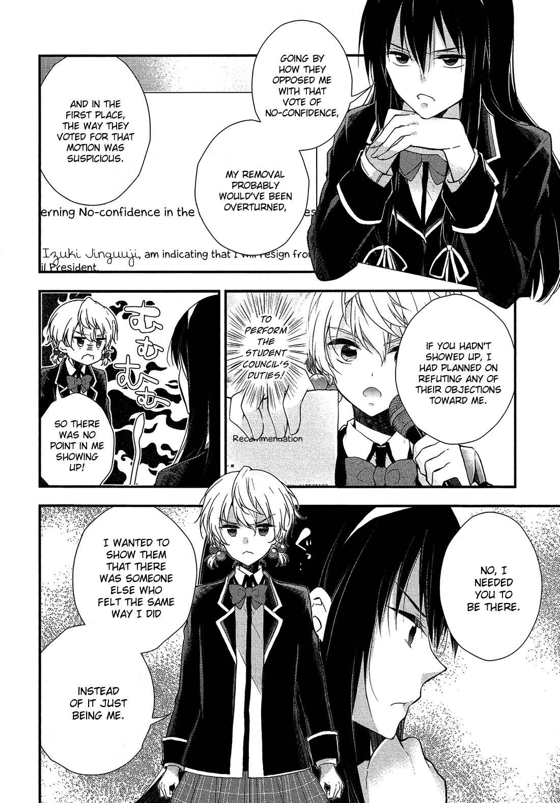 Zettai Fukujuu Game Chapter 4 page 34 - Chapter 4: The Student Council Breaks Up!?