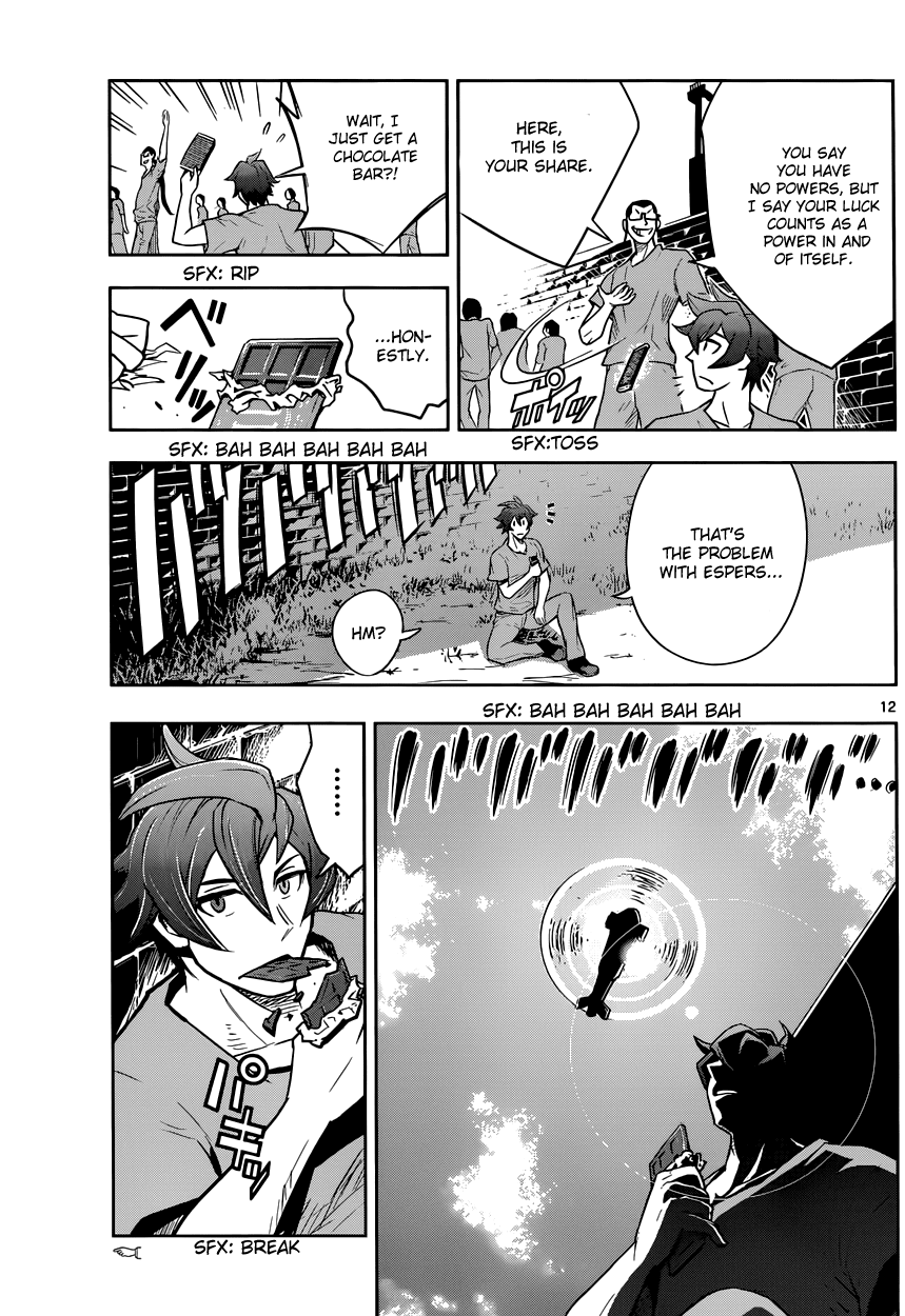 Zettai Karen Children: THE UNLIMITED - Hyoubu Kyousuke Chapter 1 page 15 - Chapter 1: Supernatural Jailbreak (1)