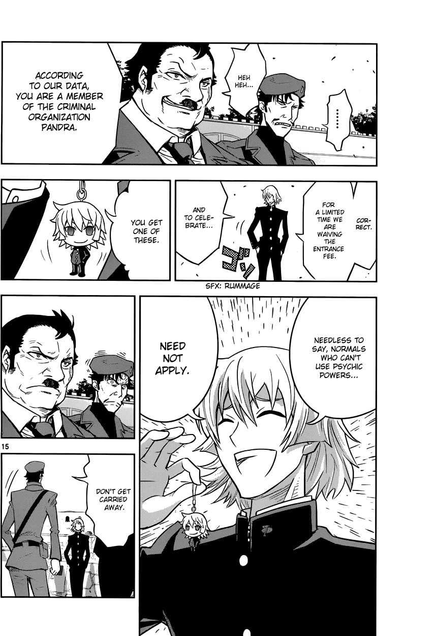 Zettai Karen Children: THE UNLIMITED - Hyoubu Kyousuke Chapter 1 page 18 - Chapter 1: Supernatural Jailbreak (1)