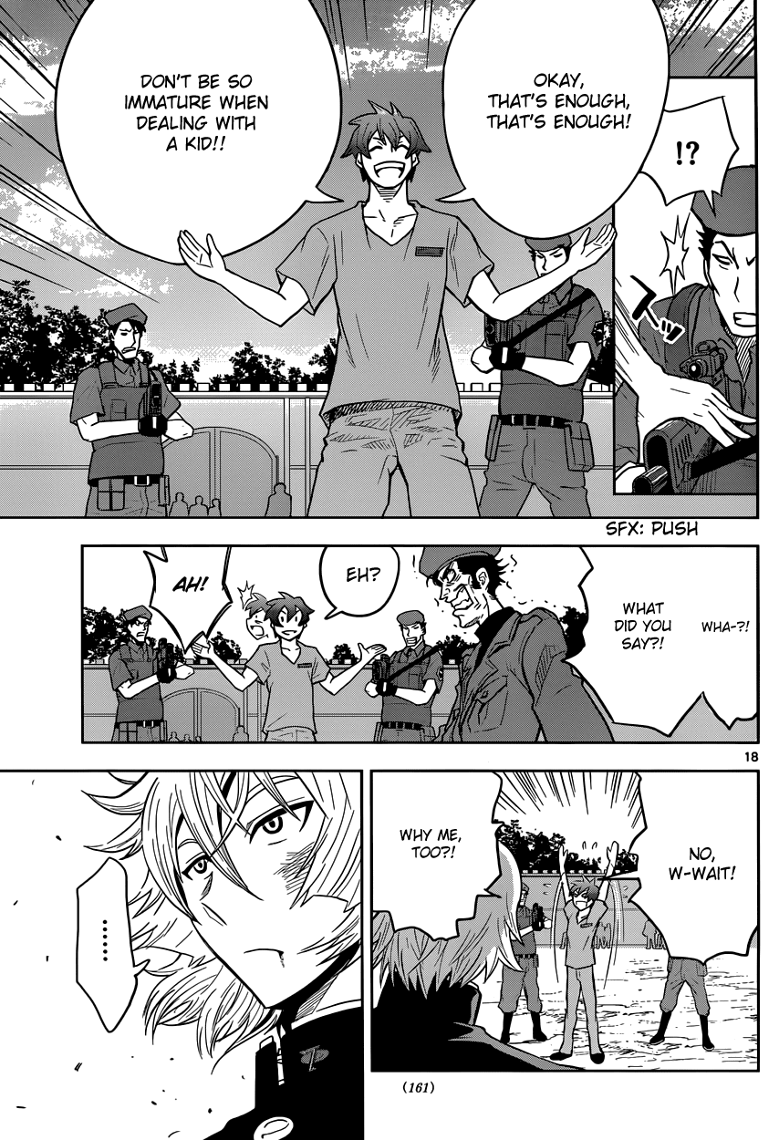 Zettai Karen Children: THE UNLIMITED - Hyoubu Kyousuke Chapter 1 page 21 - Chapter 1: Supernatural Jailbreak (1)
