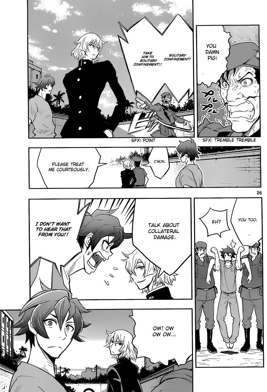 Zettai Karen Children: THE UNLIMITED - Hyoubu Kyousuke Chapter 1 page 28 - Chapter 1: Supernatural Jailbreak (1)