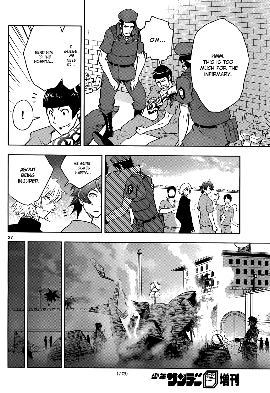 Zettai Karen Children: THE UNLIMITED - Hyoubu Kyousuke Chapter 1 page 29 - Chapter 1: Supernatural Jailbreak (1)