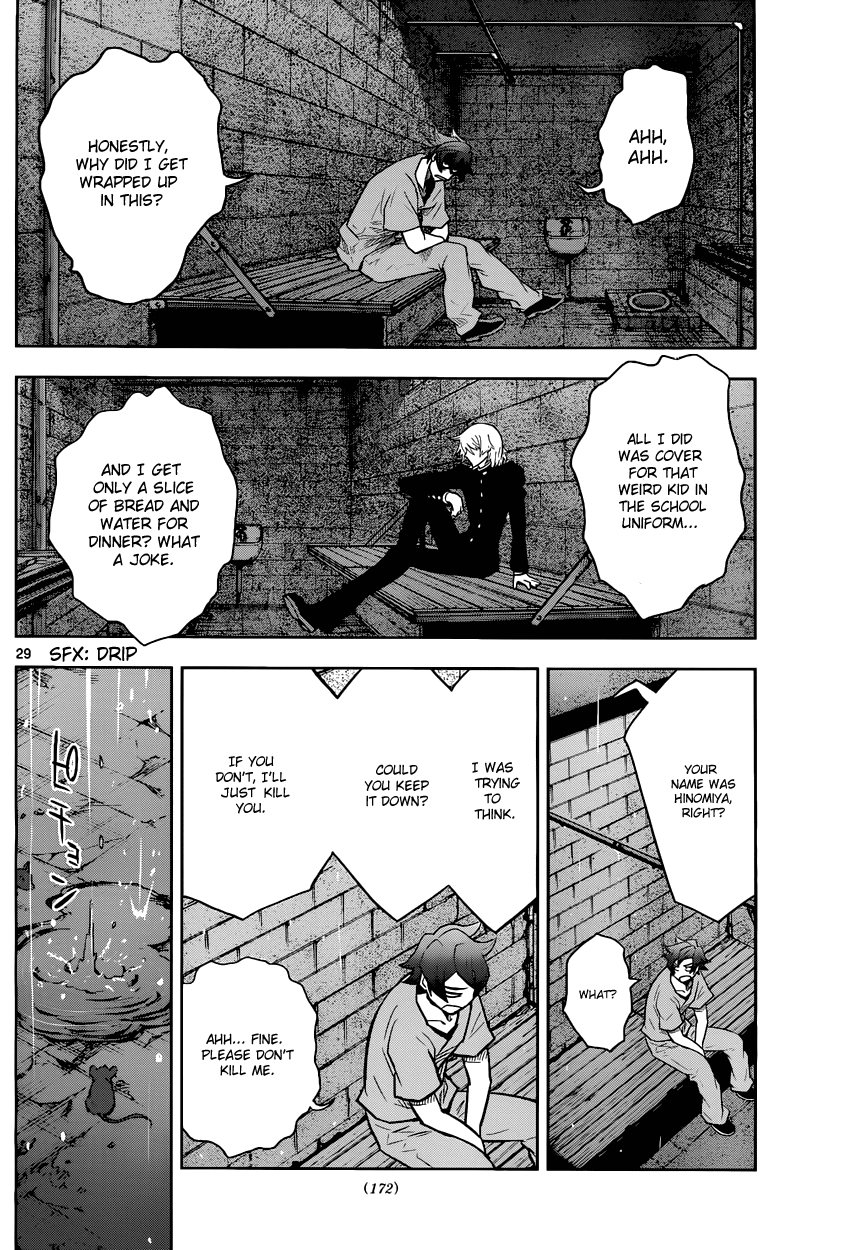 Zettai Karen Children: THE UNLIMITED - Hyoubu Kyousuke Chapter 1 page 31 - Chapter 1: Supernatural Jailbreak (1)