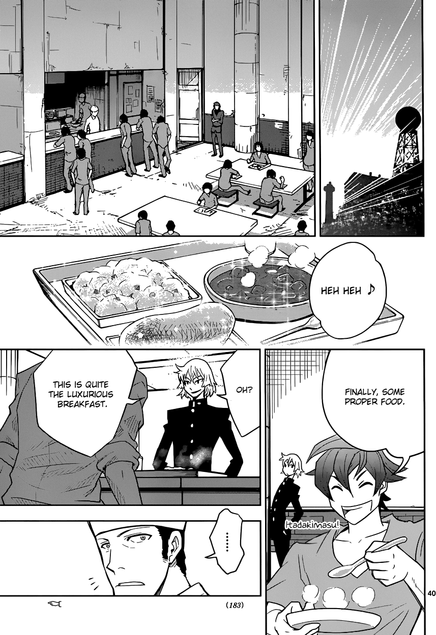 Zettai Karen Children: THE UNLIMITED - Hyoubu Kyousuke Chapter 1 page 42 - Chapter 1: Supernatural Jailbreak (1)