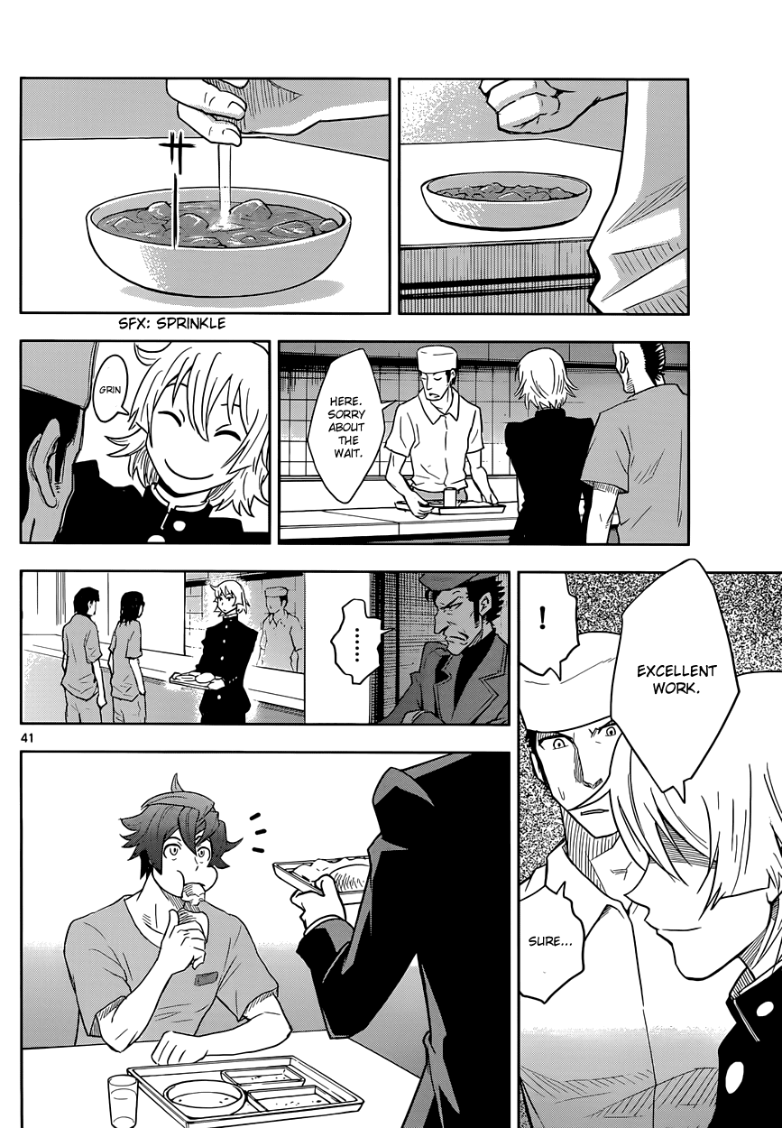 Zettai Karen Children: THE UNLIMITED - Hyoubu Kyousuke Chapter 1 page 43 - Chapter 1: Supernatural Jailbreak (1)