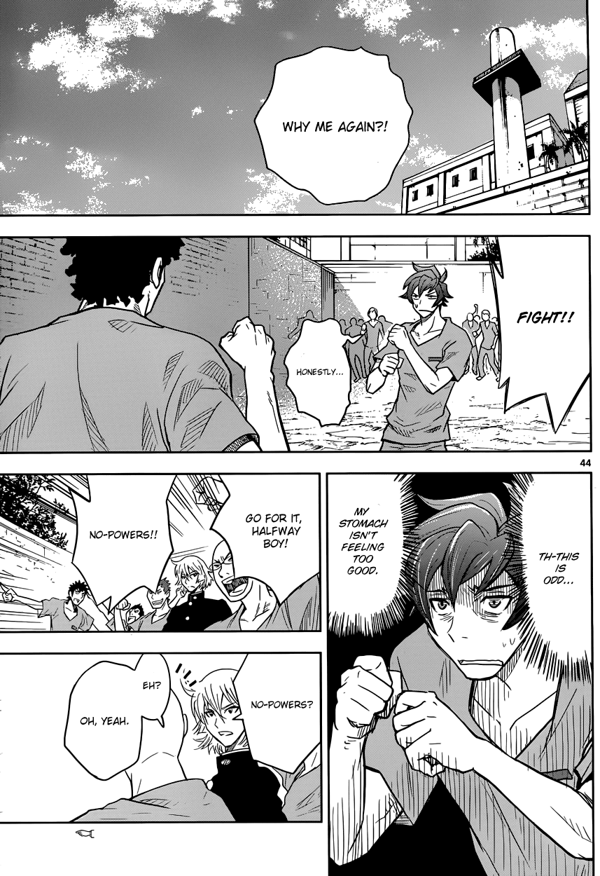 Zettai Karen Children: THE UNLIMITED - Hyoubu Kyousuke Chapter 1 page 46 - Chapter 1: Supernatural Jailbreak (1)