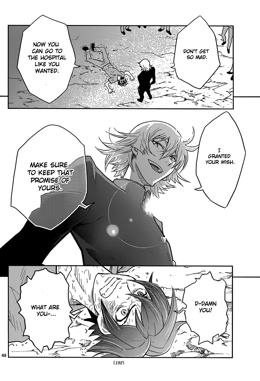 Zettai Karen Children: THE UNLIMITED - Hyoubu Kyousuke Chapter 1 page 51 - Chapter 1: Supernatural Jailbreak (1)
