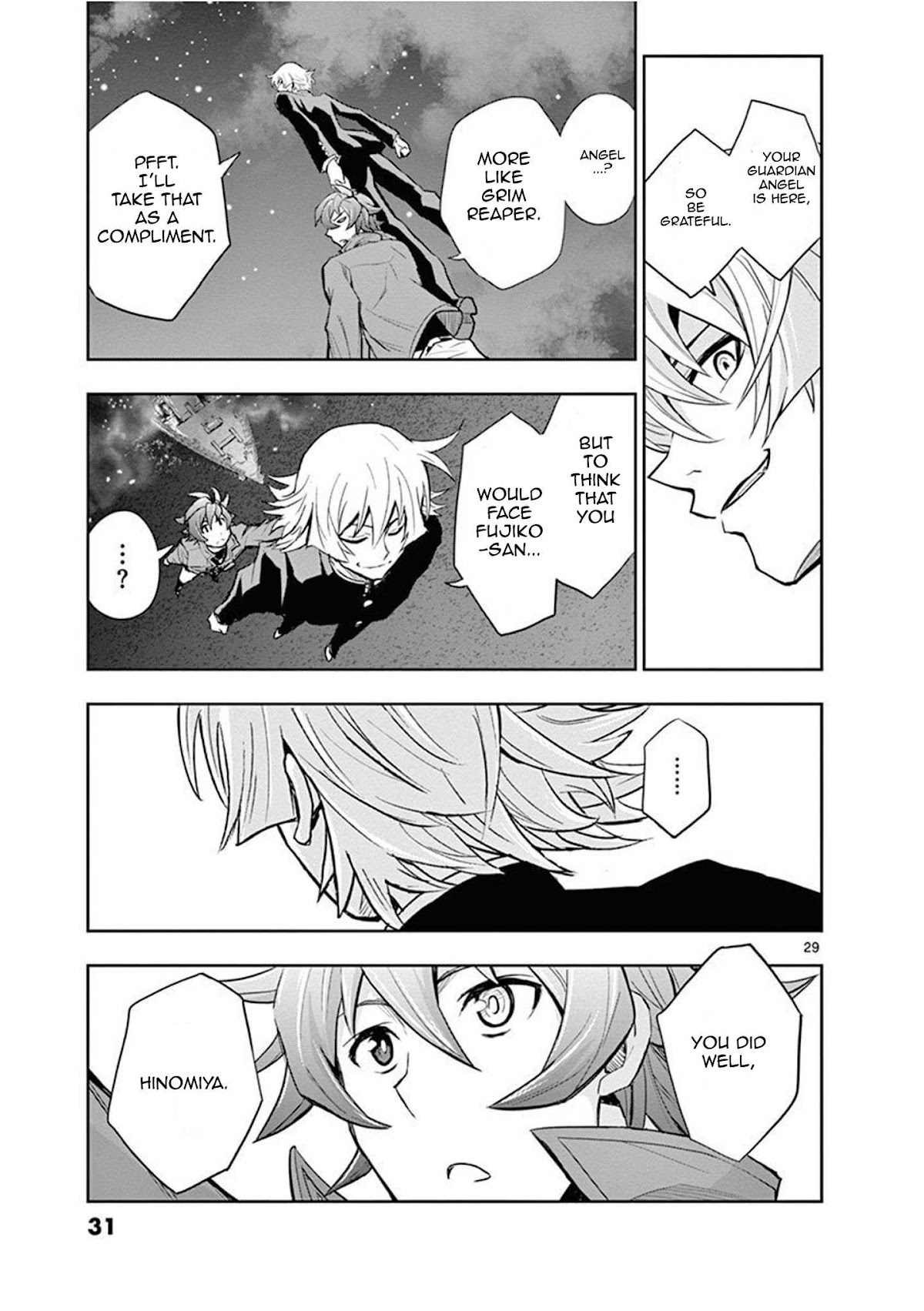 Zettai Karen Children: THE UNLIMITED - Hyoubu Kyousuke Chapter 10 page 32 - Chapter 10: Absolute Territory (2)