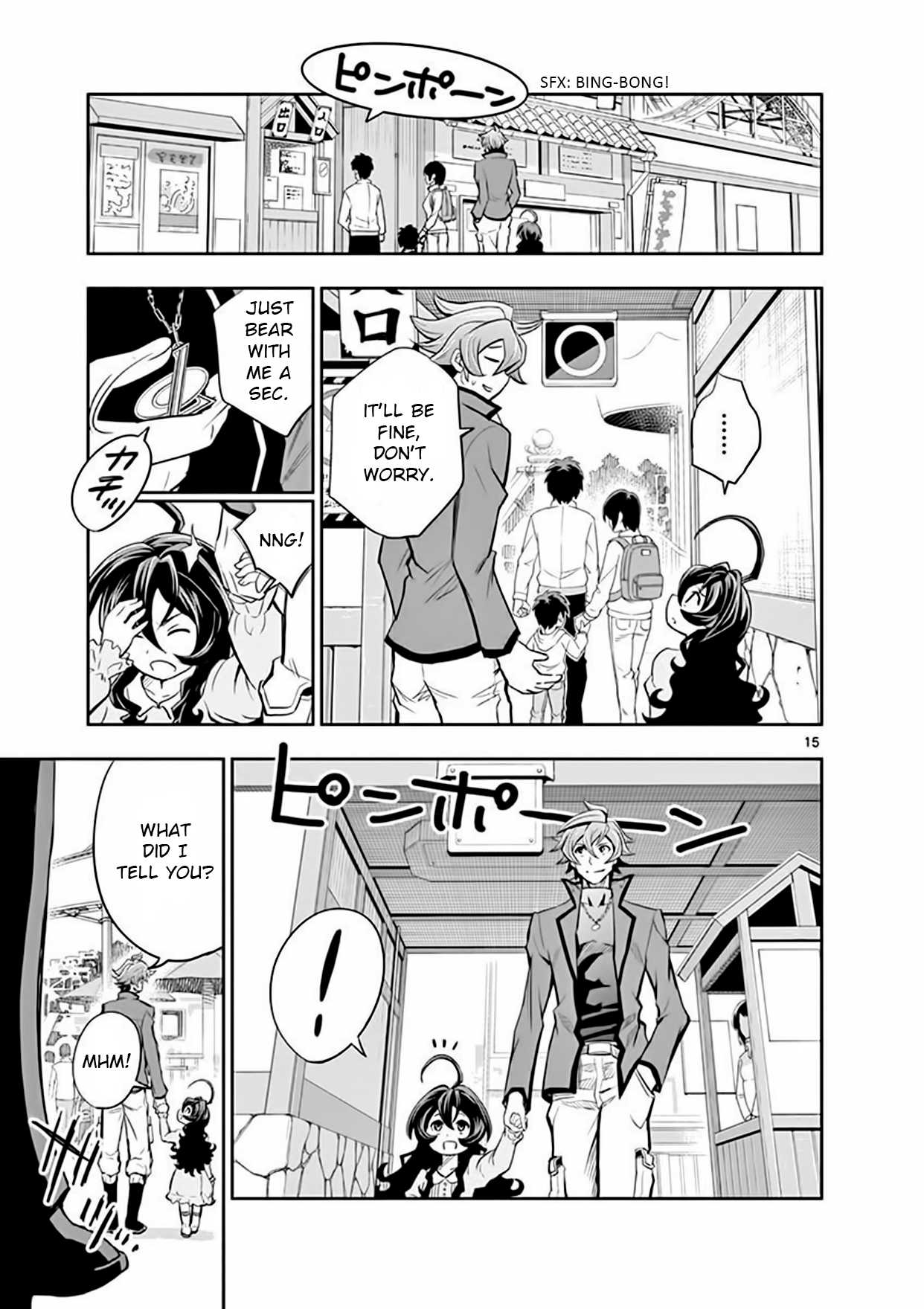 Zettai Karen Children: THE UNLIMITED - Hyoubu Kyousuke Chapter 12 page 15 - Chapter 12: Portrait of the Family (1)