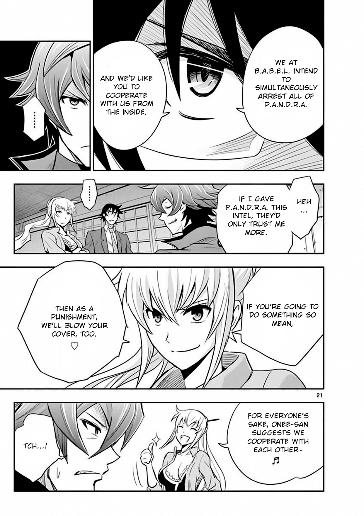 Zettai Karen Children: THE UNLIMITED - Hyoubu Kyousuke Chapter 12 page 21 - Chapter 12: Portrait of the Family (1)