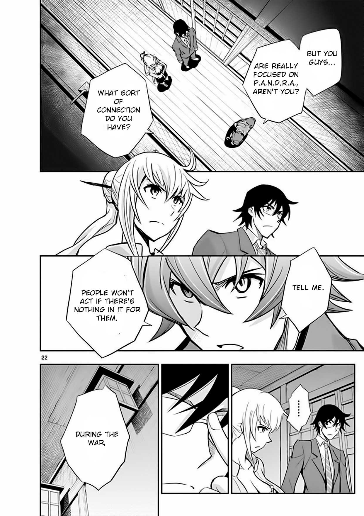 Zettai Karen Children: THE UNLIMITED - Hyoubu Kyousuke Chapter 12 page 22 - Chapter 12: Portrait of the Family (1)