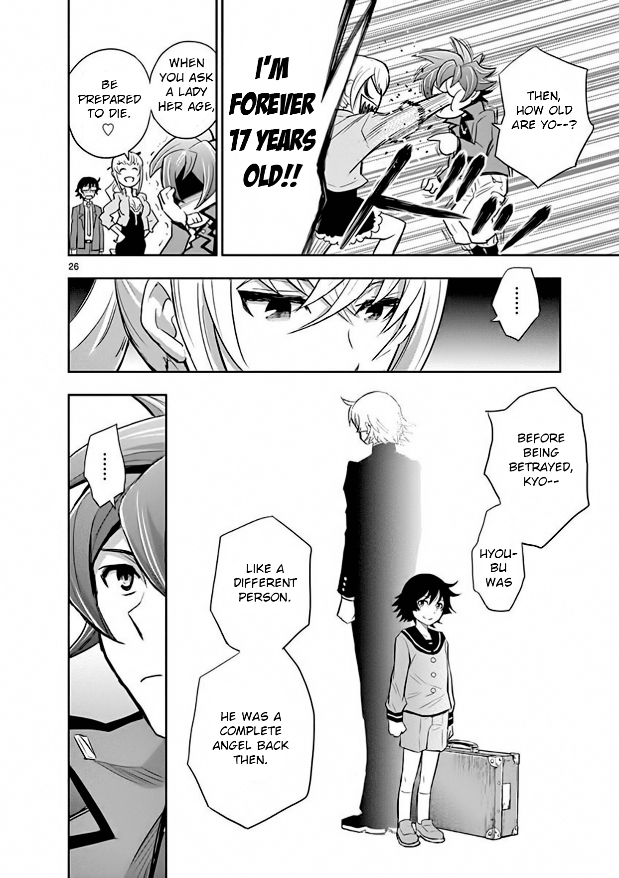 Zettai Karen Children: THE UNLIMITED - Hyoubu Kyousuke Chapter 12 page 26 - Chapter 12: Portrait of the Family (1)