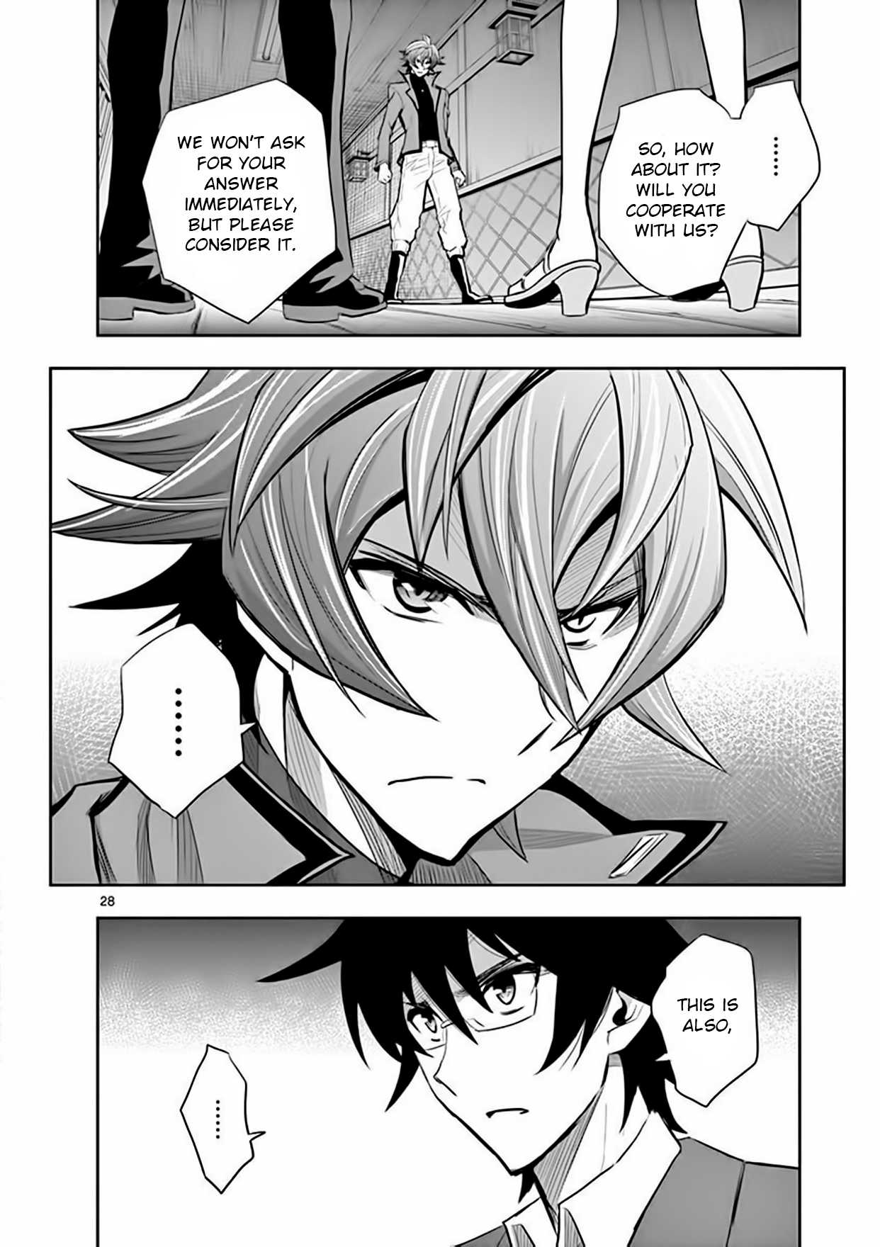 Zettai Karen Children: THE UNLIMITED - Hyoubu Kyousuke Chapter 12 page 28 - Chapter 12: Portrait of the Family (1)