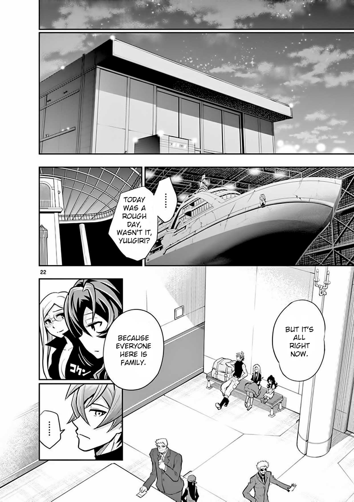 Zettai Karen Children: THE UNLIMITED - Hyoubu Kyousuke Chapter 13 page 22 - Chapter 13: Portrait of the Family (2)