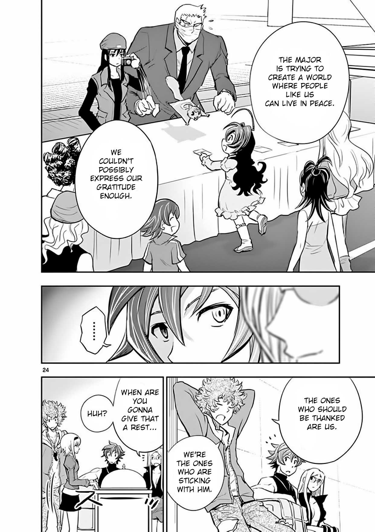 Zettai Karen Children: THE UNLIMITED - Hyoubu Kyousuke Chapter 13 page 24 - Chapter 13: Portrait of the Family (2)