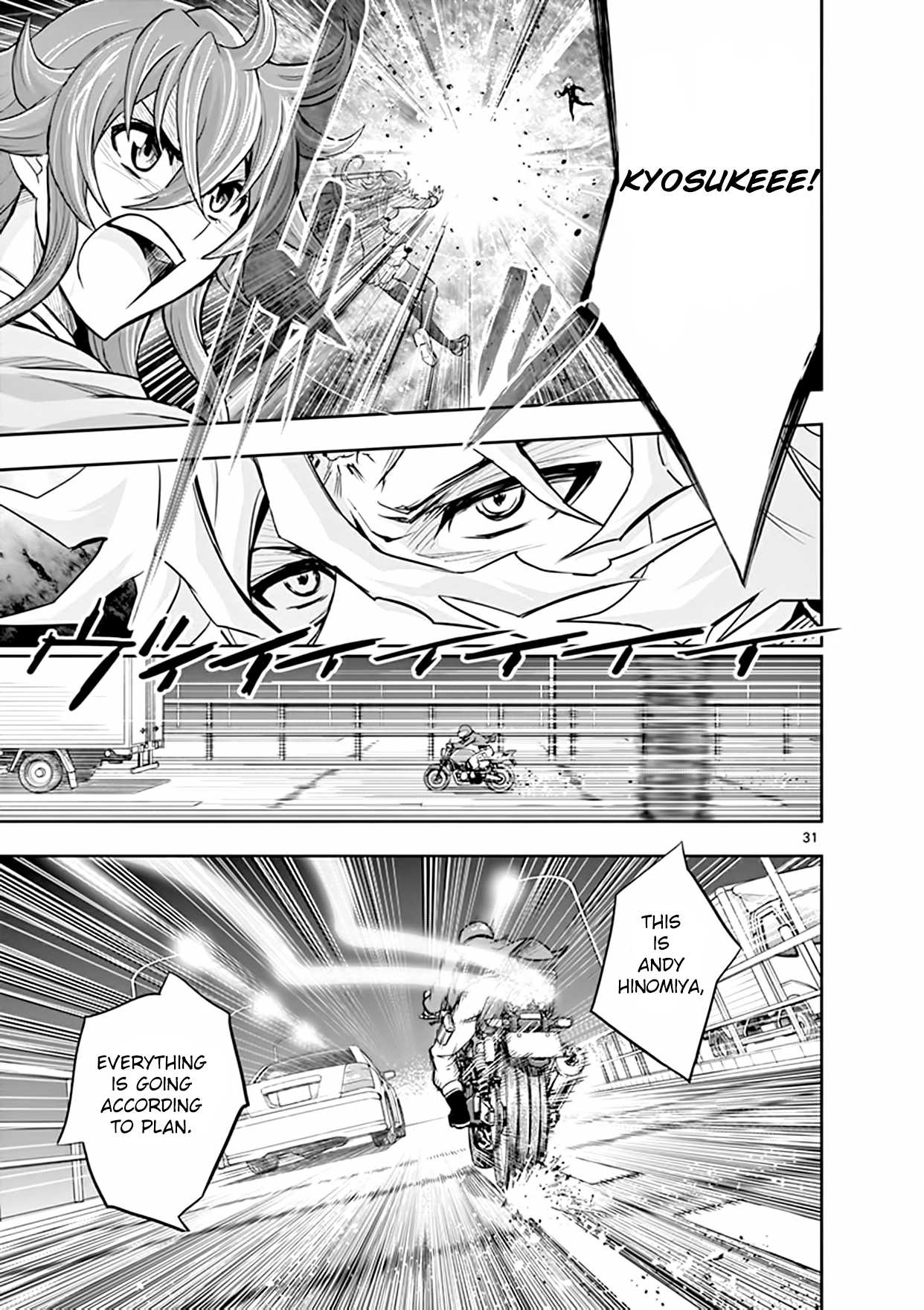 Zettai Karen Children: THE UNLIMITED - Hyoubu Kyousuke Chapter 15 page 33 - Chapter 15: As True As A Lie (2)
