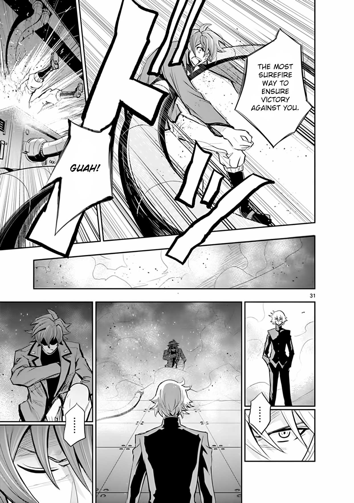Zettai Karen Children: THE UNLIMITED - Hyoubu Kyousuke Chapter 16 page 28 - Chapter 16: As True As A Lie (3)