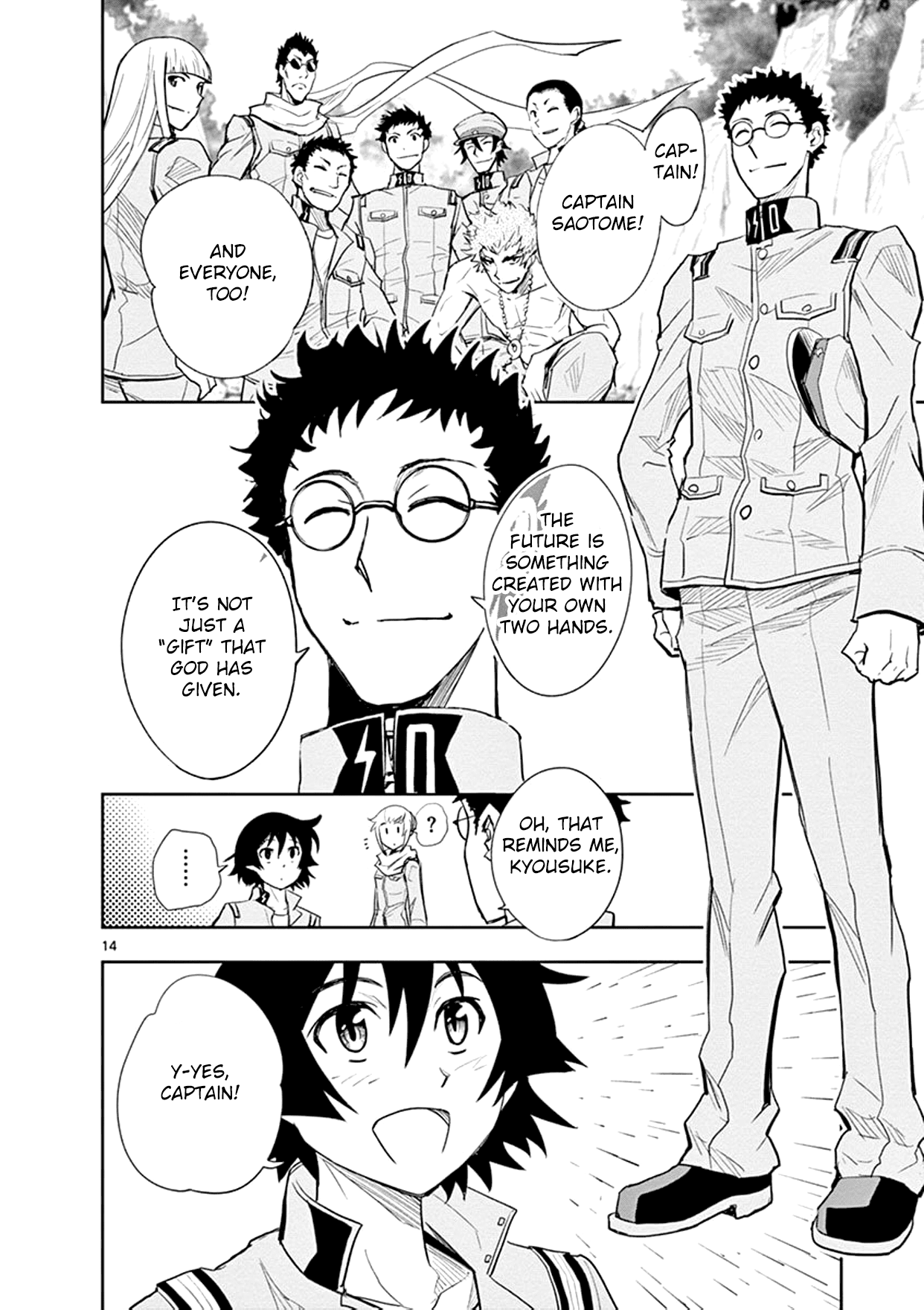 Zettai Karen Children: THE UNLIMITED - Hyoubu Kyousuke Chapter 17 page 13 - Chapter 17: Generation Zero