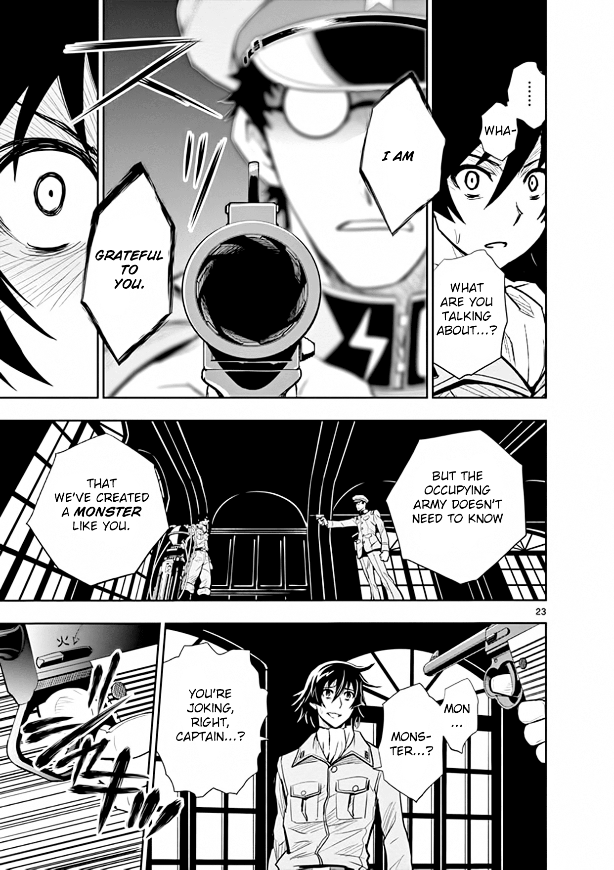 Zettai Karen Children: THE UNLIMITED - Hyoubu Kyousuke Chapter 17 page 22 - Chapter 17: Generation Zero