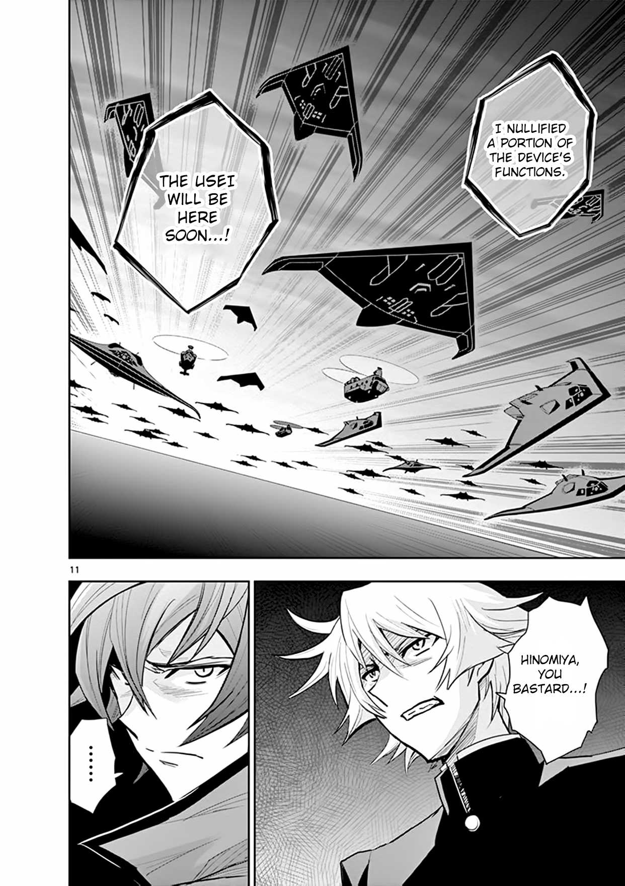 Zettai Karen Children: THE UNLIMITED - Hyoubu Kyousuke Chapter 18 page 11 - Chapter 18: Pandora's Box Opens (1)