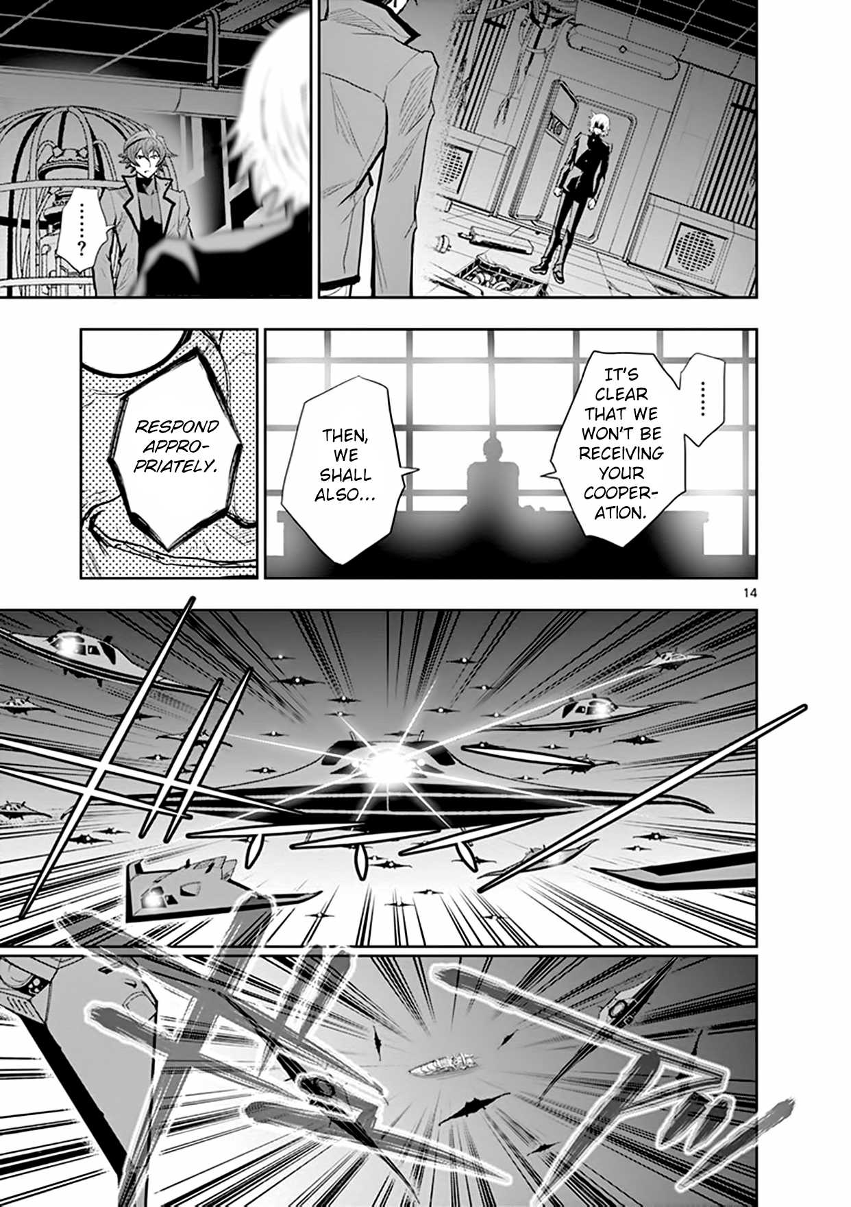 Zettai Karen Children: THE UNLIMITED - Hyoubu Kyousuke Chapter 18 page 14 - Chapter 18: Pandora's Box Opens (1)