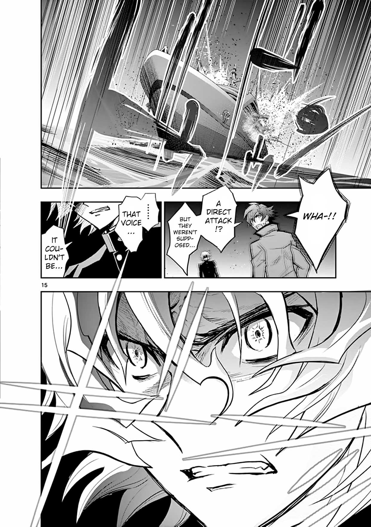 Zettai Karen Children: THE UNLIMITED - Hyoubu Kyousuke Chapter 18 page 15 - Chapter 18: Pandora's Box Opens (1)
