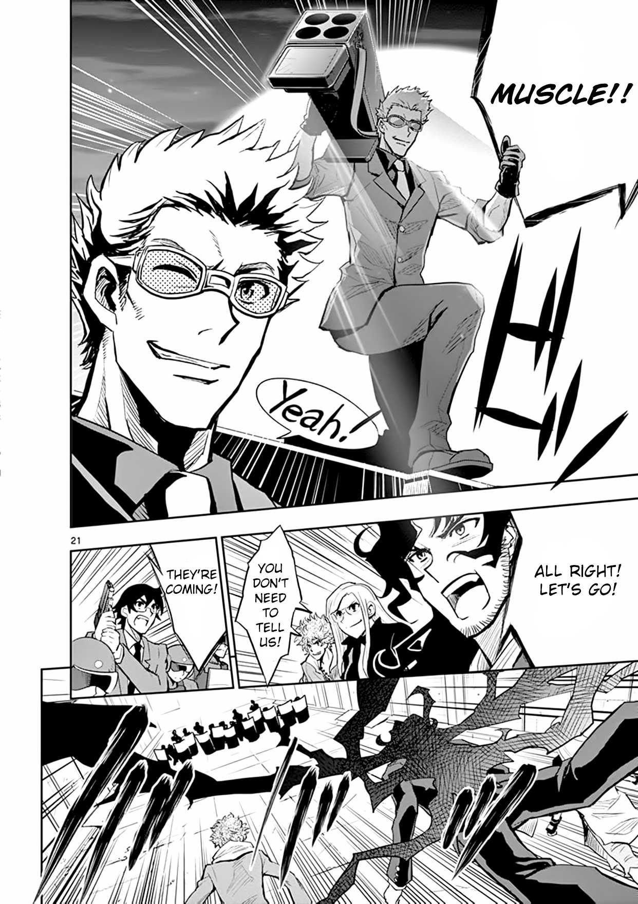 Zettai Karen Children: THE UNLIMITED - Hyoubu Kyousuke Chapter 18 page 21 - Chapter 18: Pandora's Box Opens (1)
