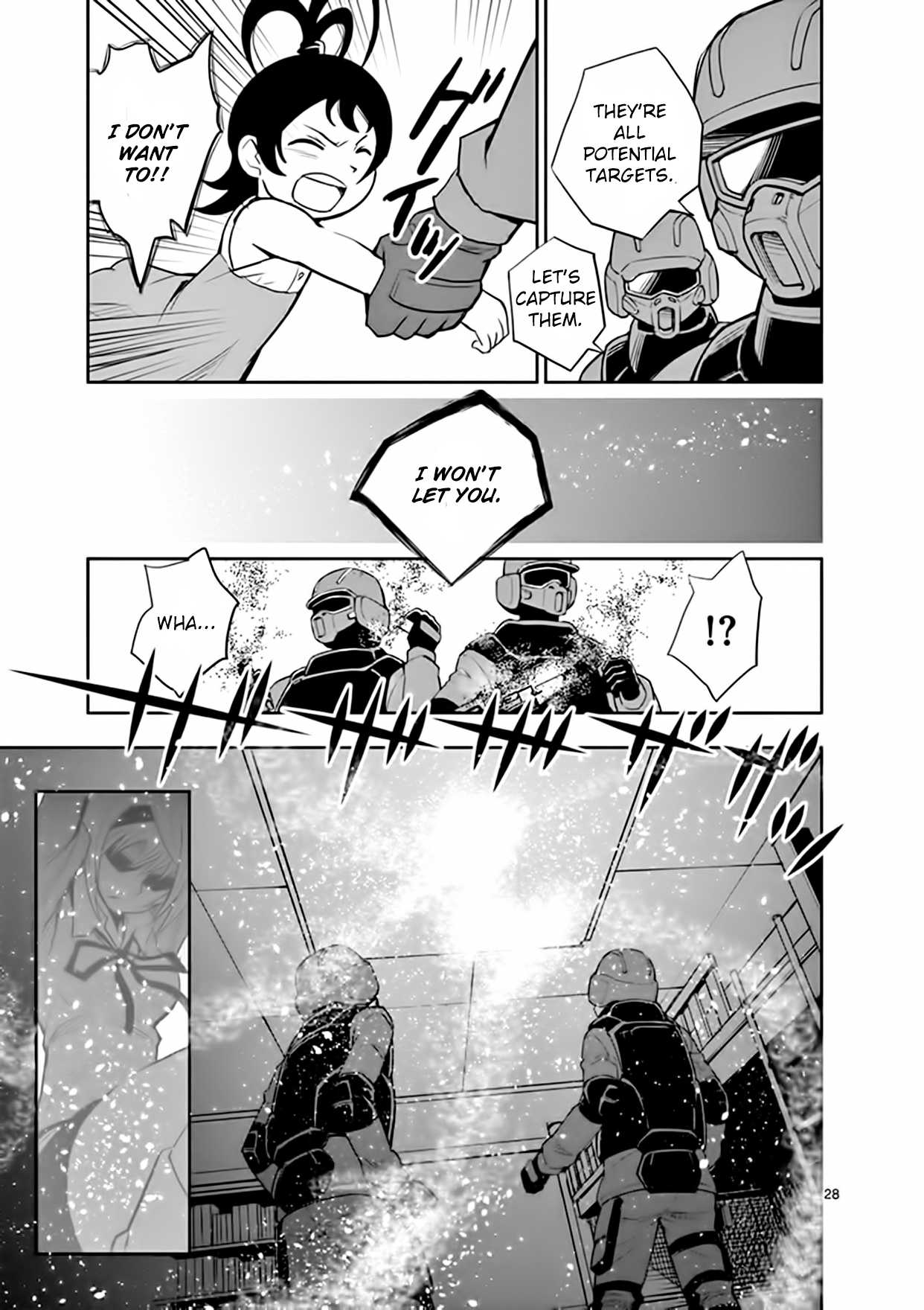 Zettai Karen Children: THE UNLIMITED - Hyoubu Kyousuke Chapter 18 page 28 - Chapter 18: Pandora's Box Opens (1)