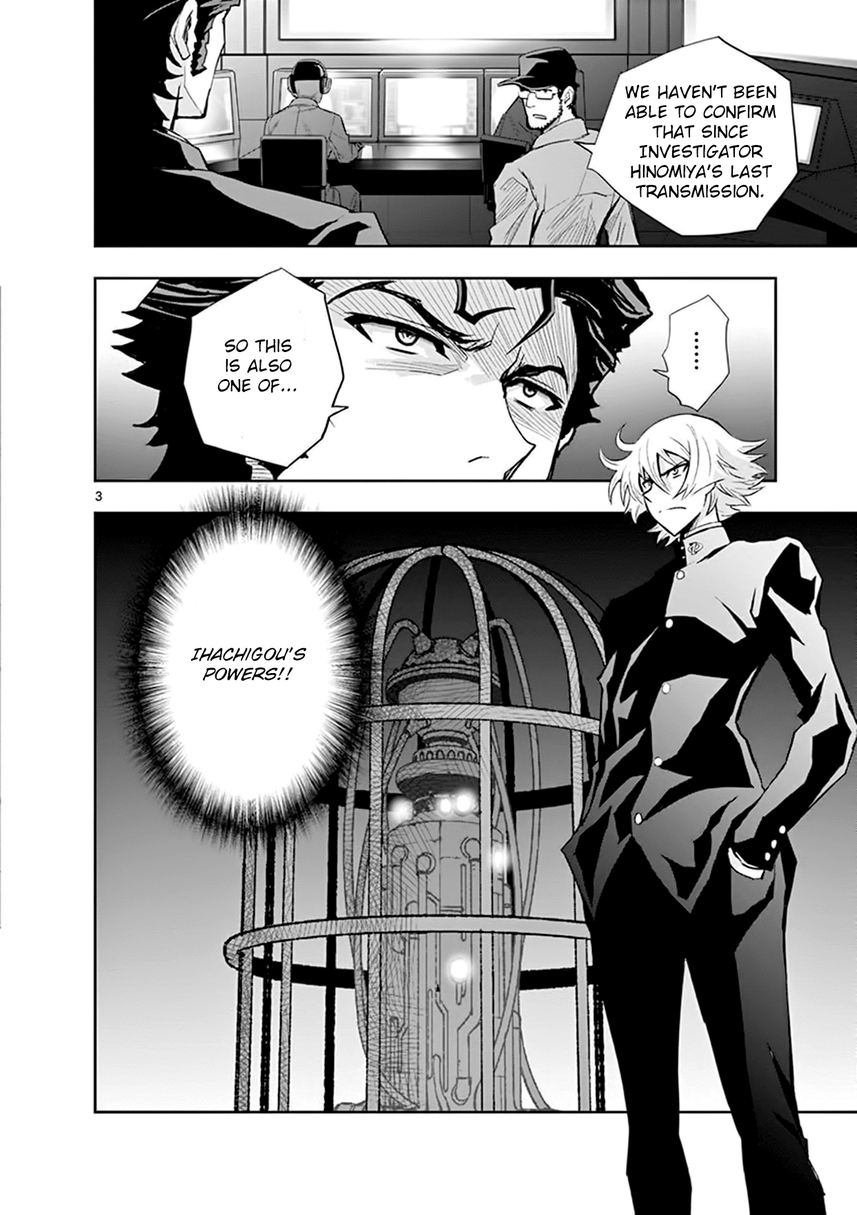 Zettai Karen Children: THE UNLIMITED - Hyoubu Kyousuke Chapter 18 page 3 - Chapter 18: Pandora's Box Opens (1)