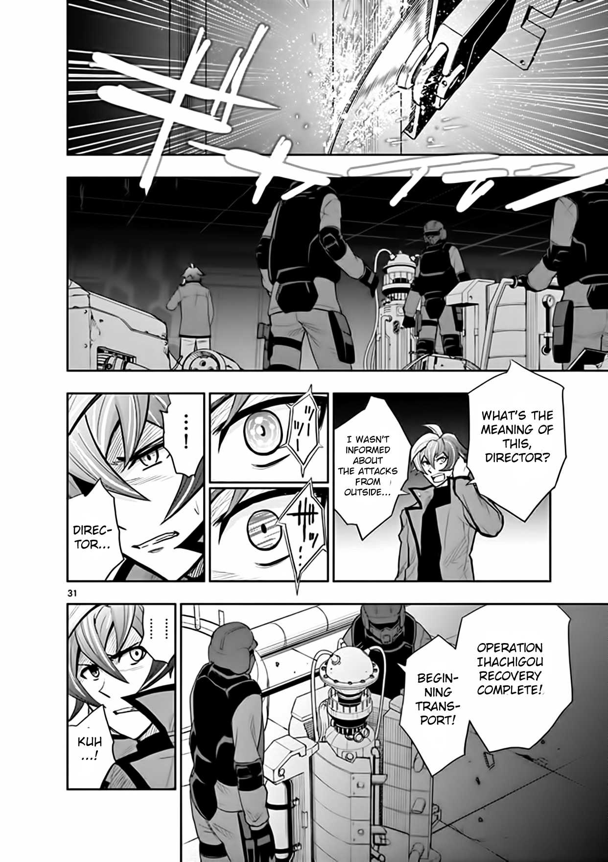 Zettai Karen Children: THE UNLIMITED - Hyoubu Kyousuke Chapter 18 page 31 - Chapter 18: Pandora's Box Opens (1)