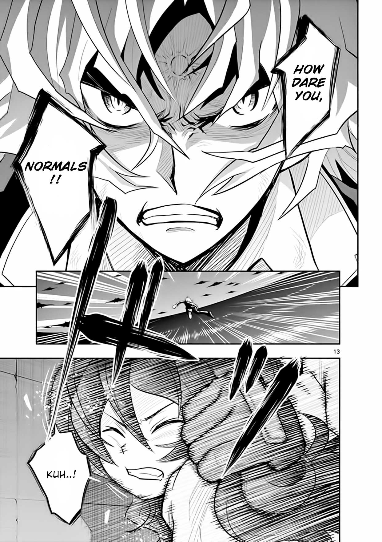 Zettai Karen Children: THE UNLIMITED - Hyoubu Kyousuke Chapter 19 page 13 - Chapter 19: Pandora's Box Opens (2)