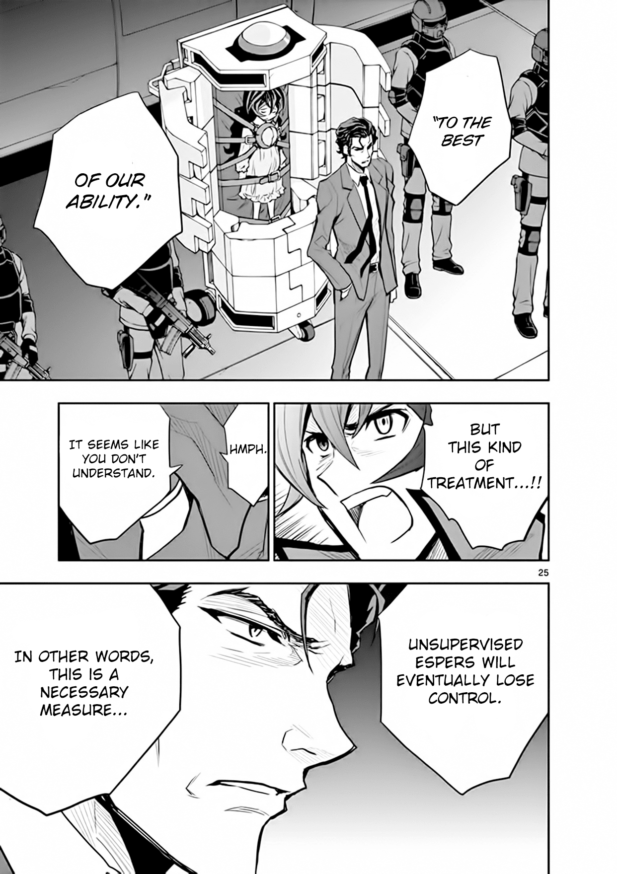Zettai Karen Children: THE UNLIMITED - Hyoubu Kyousuke Chapter 19 page 25 - Chapter 19: Pandora's Box Opens (2)