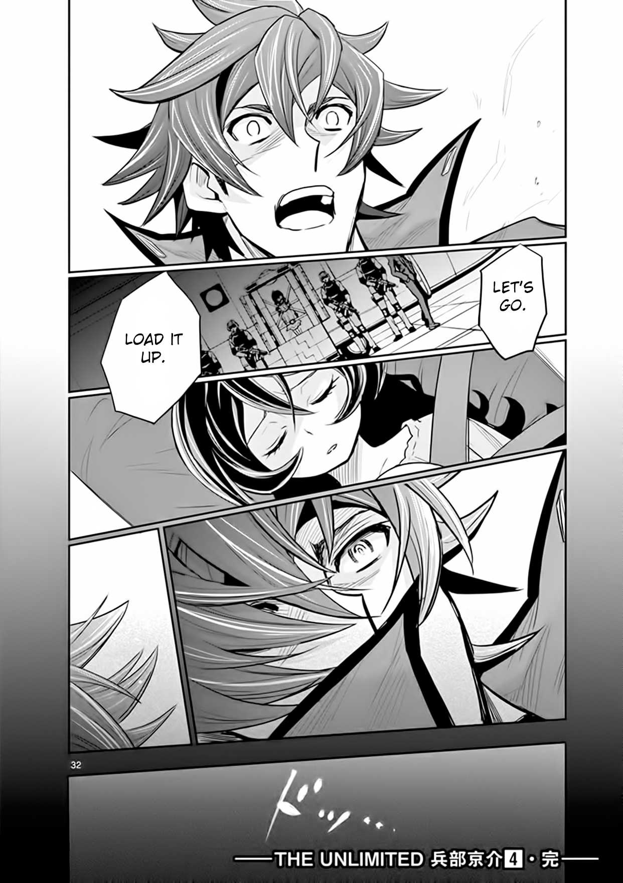 Zettai Karen Children: THE UNLIMITED - Hyoubu Kyousuke Chapter 19 page 32 - Chapter 19: Pandora's Box Opens (2)