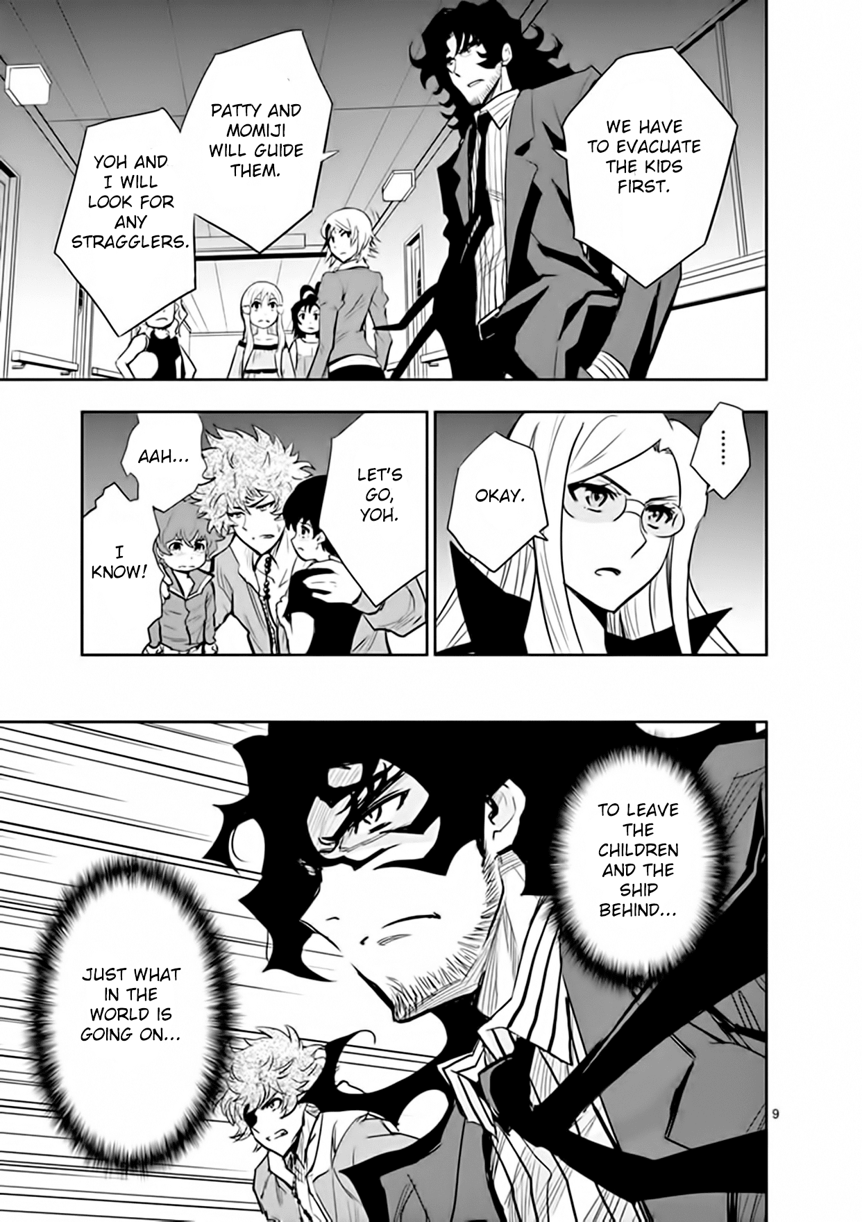 Zettai Karen Children: THE UNLIMITED - Hyoubu Kyousuke Chapter 19 page 9 - Chapter 19: Pandora's Box Opens (2)