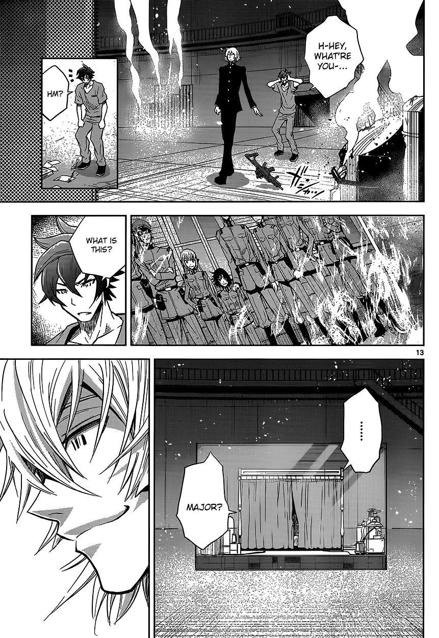 Zettai Karen Children: THE UNLIMITED - Hyoubu Kyousuke Chapter 2 page 13 - Chapter 2: Supernatural Jailbreak (2)