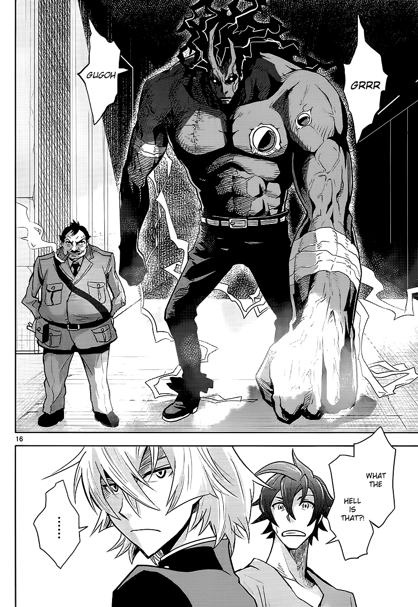 Zettai Karen Children: THE UNLIMITED - Hyoubu Kyousuke Chapter 2 page 16 - Chapter 2: Supernatural Jailbreak (2)