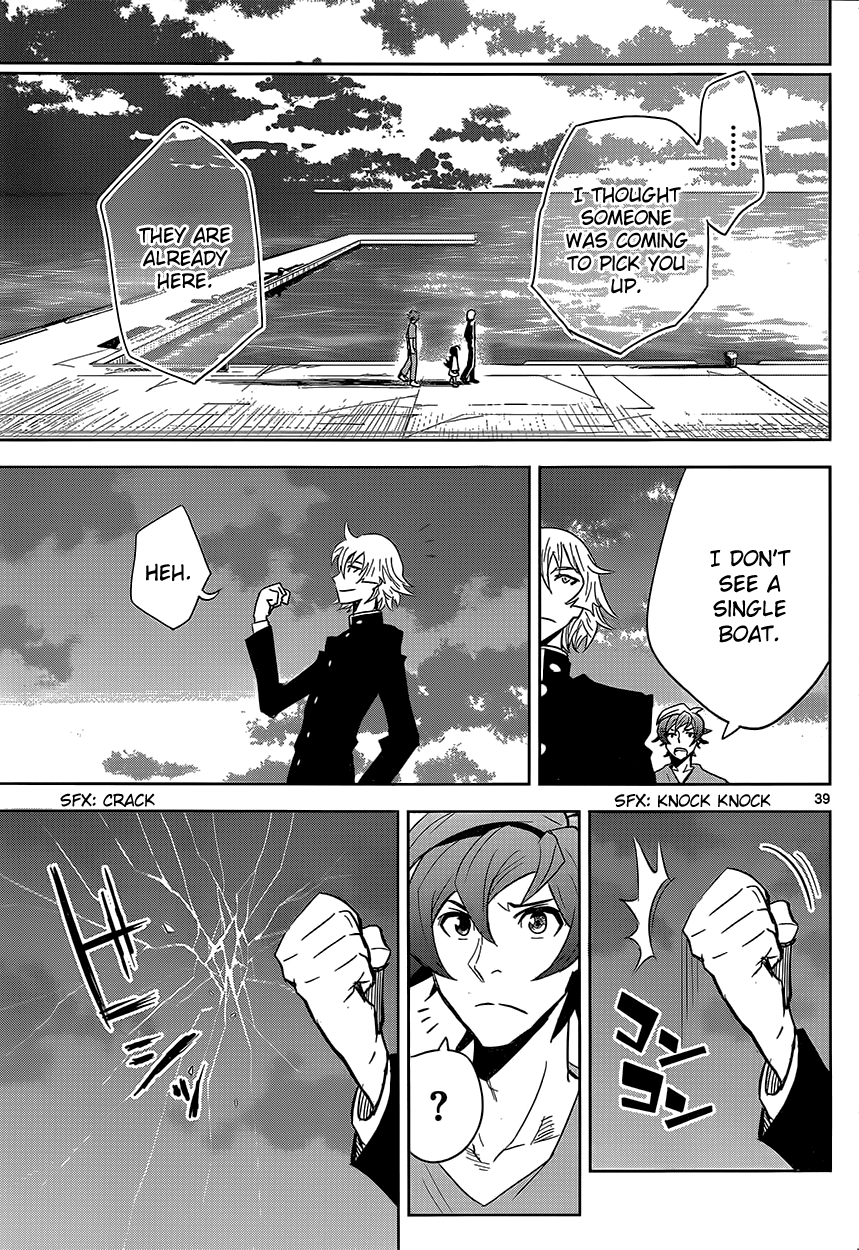 Zettai Karen Children: THE UNLIMITED - Hyoubu Kyousuke Chapter 2 page 38 - Chapter 2: Supernatural Jailbreak (2)
