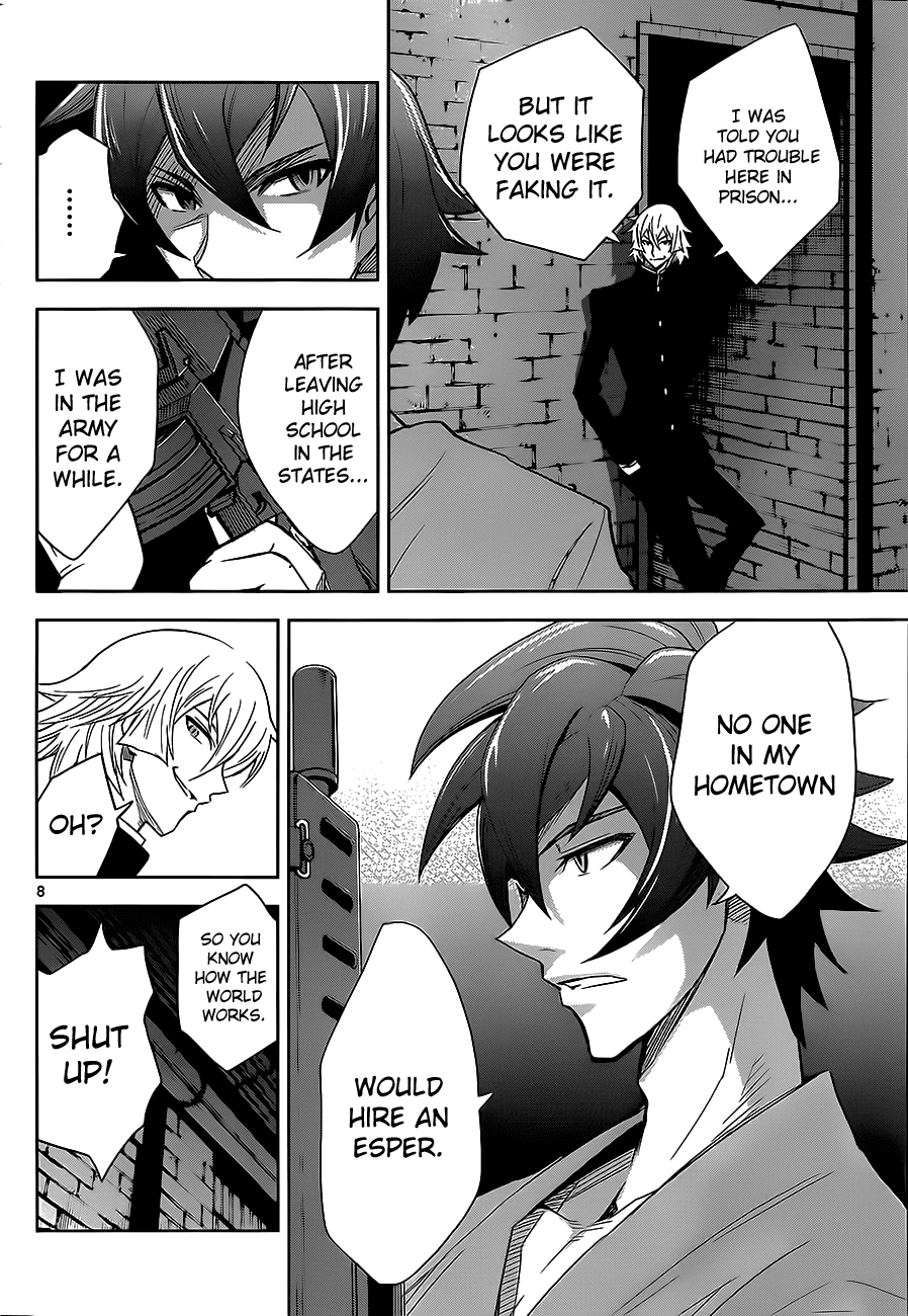 Zettai Karen Children: THE UNLIMITED - Hyoubu Kyousuke Chapter 2 page 9 - Chapter 2: Supernatural Jailbreak (2)